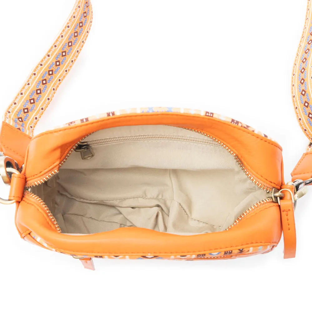 Pueblo Pointe Crossbody Bag In Red sold by Myra Bag product image thumbnail 5