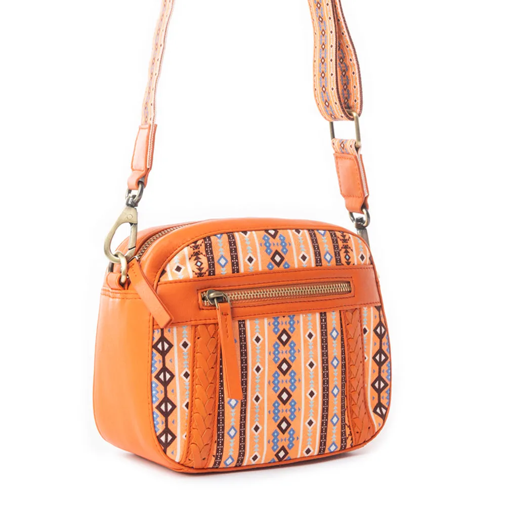 Pueblo Pointe Crossbody Bag In Red sold by Myra Bag product image thumbnail 3
