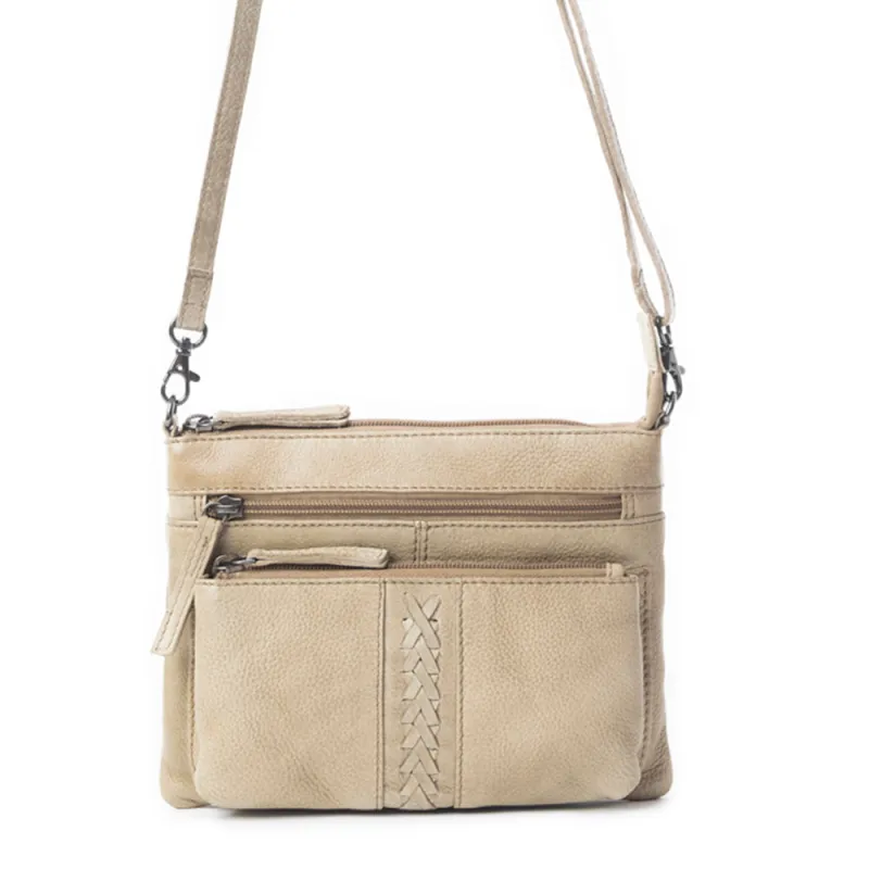 Wind Rider Shoulder Bag In Sand sold by Myra Bag