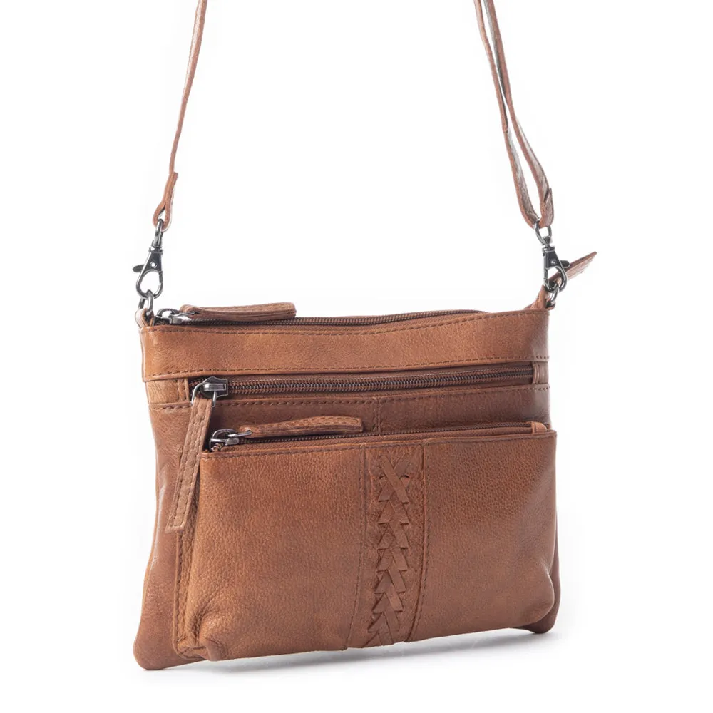 Wind Rider Shoulder Bag In Cognal sold by Myra Bag product image thumbnail 3