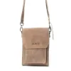 Padrina Trail Leather Bag In Dark Sand sold by Myra Bag