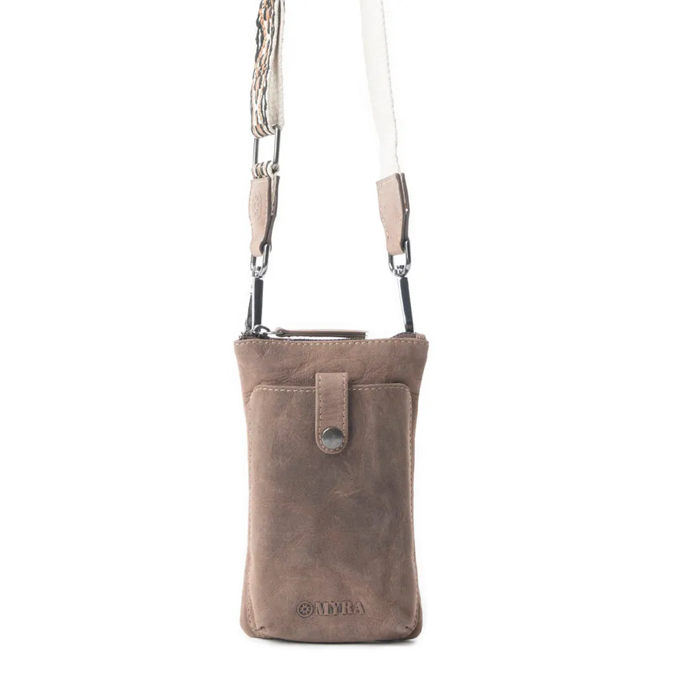 Saguaro Scout Leather Bag In Dark Brown sold by Myra Bag