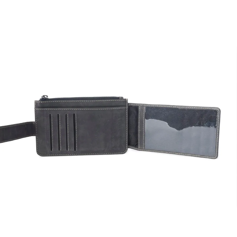 Windstone Credit Card Holder In Black sold by Myra Bag product image thumbnail 4