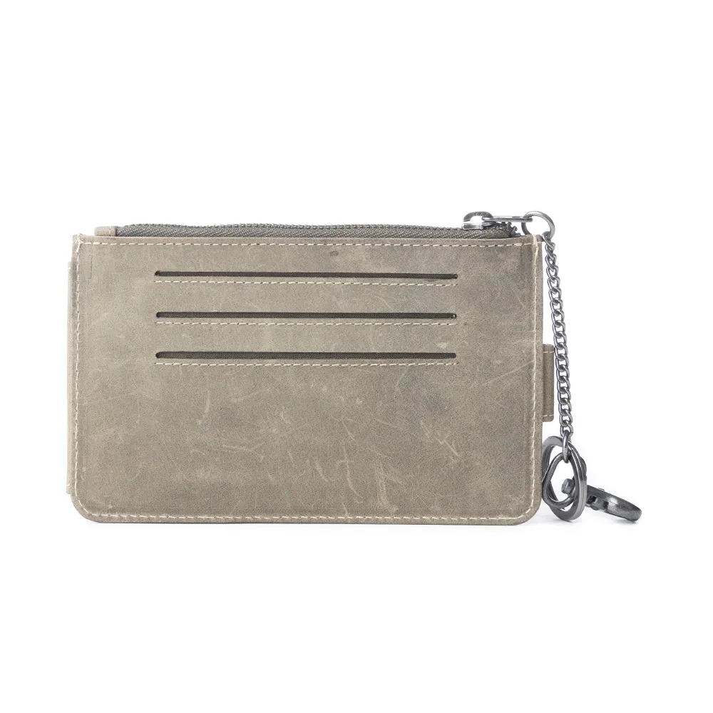 Windstone Credit Card Holder In Olive sold by Myra Bag product image thumbnail 3