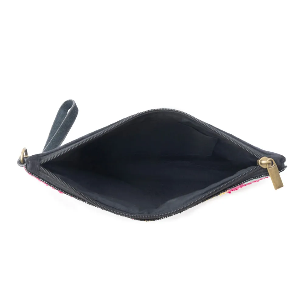 Flowing River Pouch In Pink sold by Myra Bag product image thumbnail 4