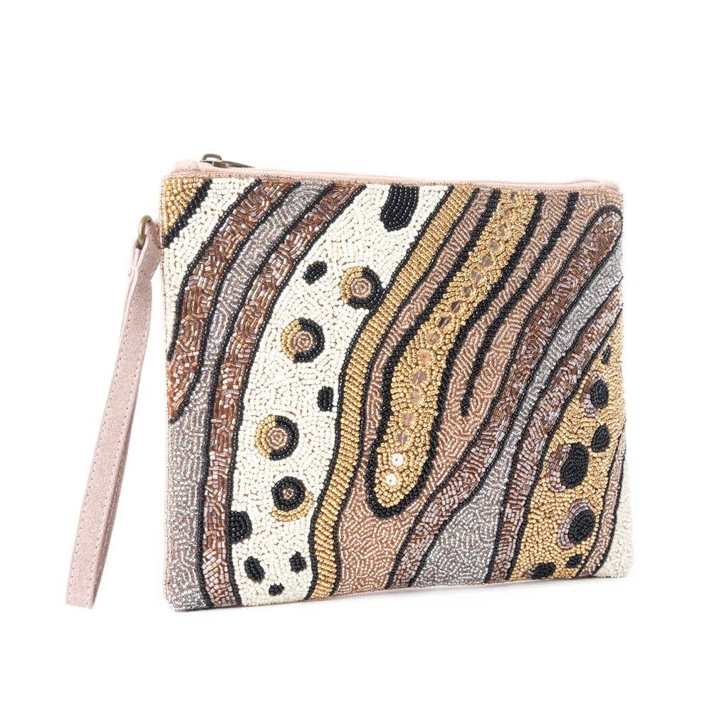 Flowing River Pouch In Brown sold by Myra Bag product image thumbnail 2