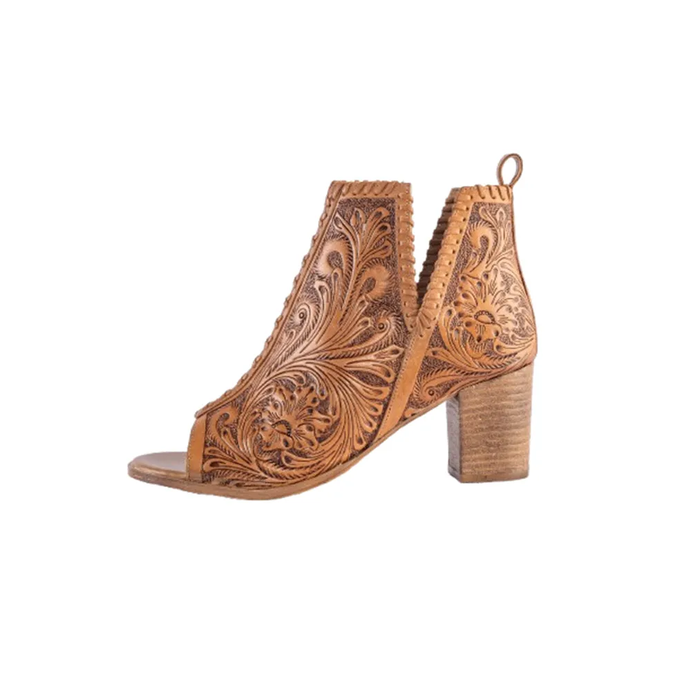 Persimmonee Heels In Brown sold by Myra Bag product image thumbnail 3