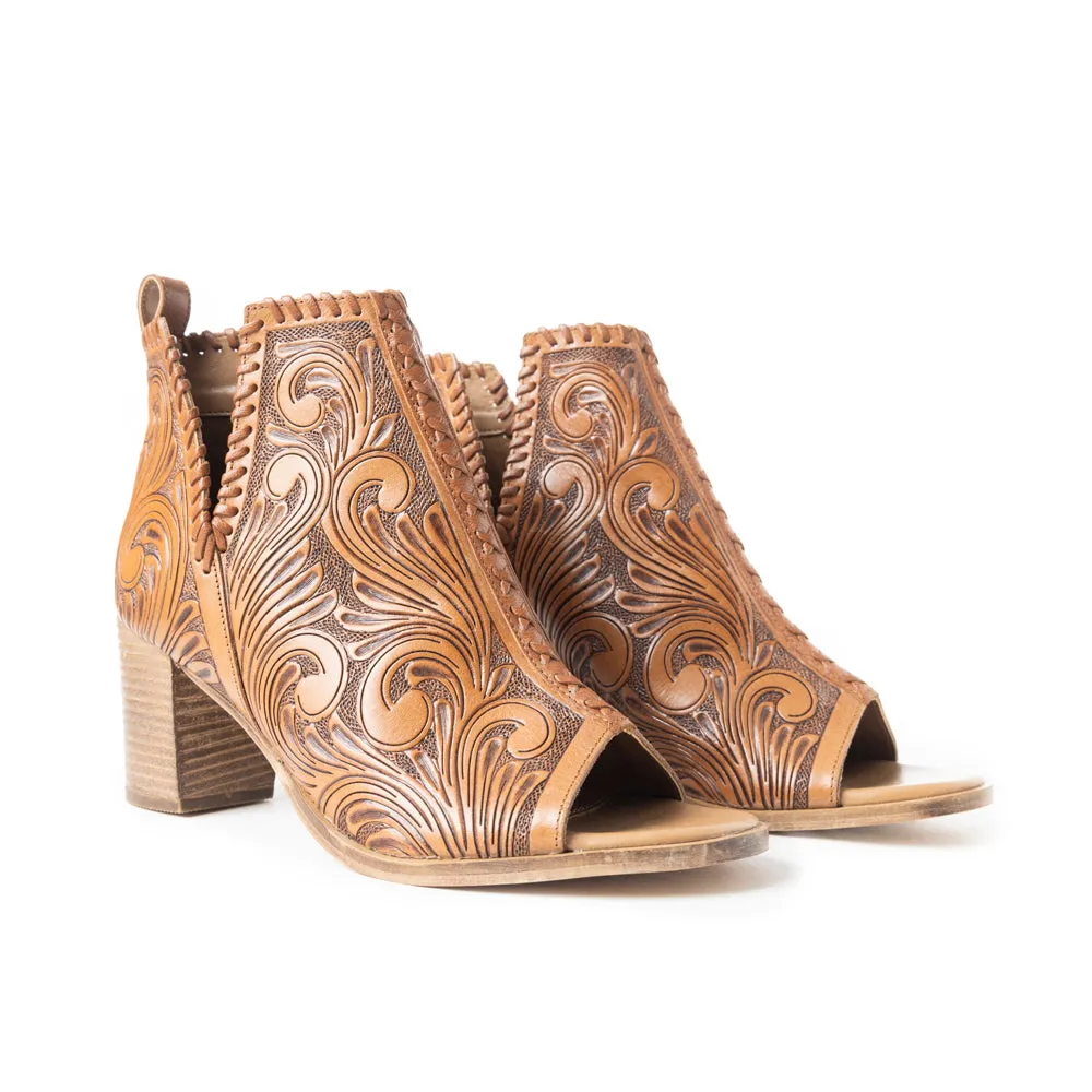 Persimmonee Heels In Dark Brown sold by Myra Bag product image thumbnail 3