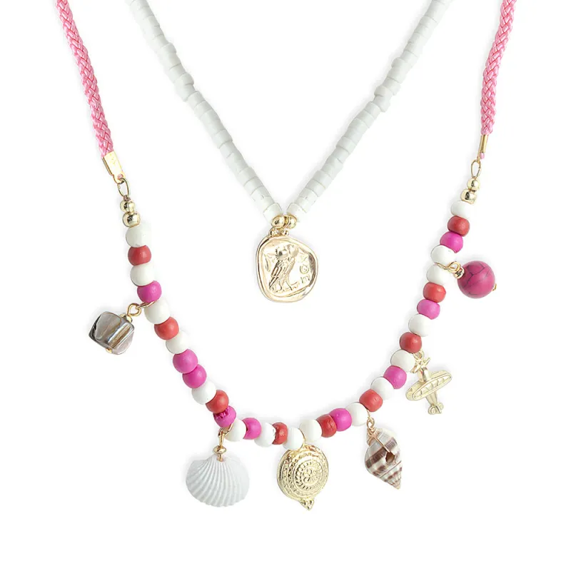 My Treasures Necklace In Rose sold by Myra Bag