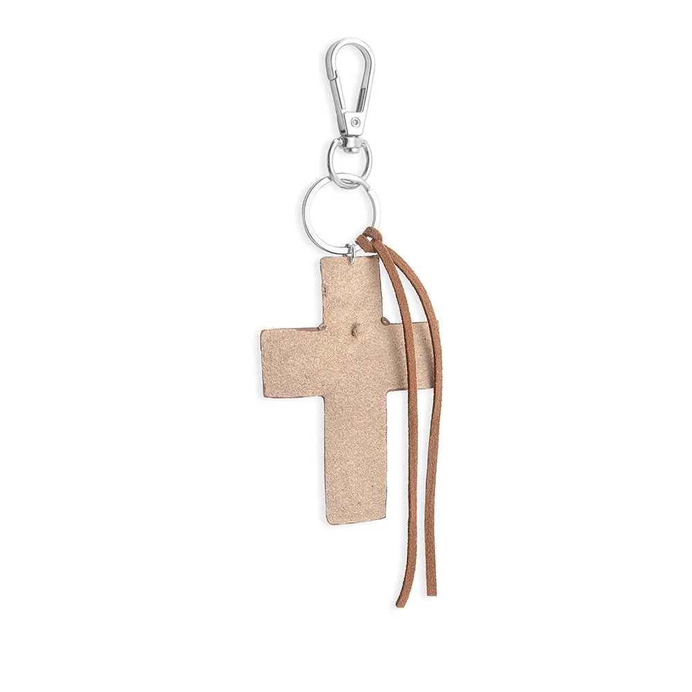 Mission Rose Cross Key Fob sold by Myra Bag product image thumbnail 2