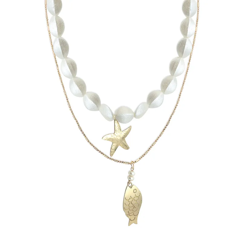 Pearl of the Shore Necklace sold by Myra Bag