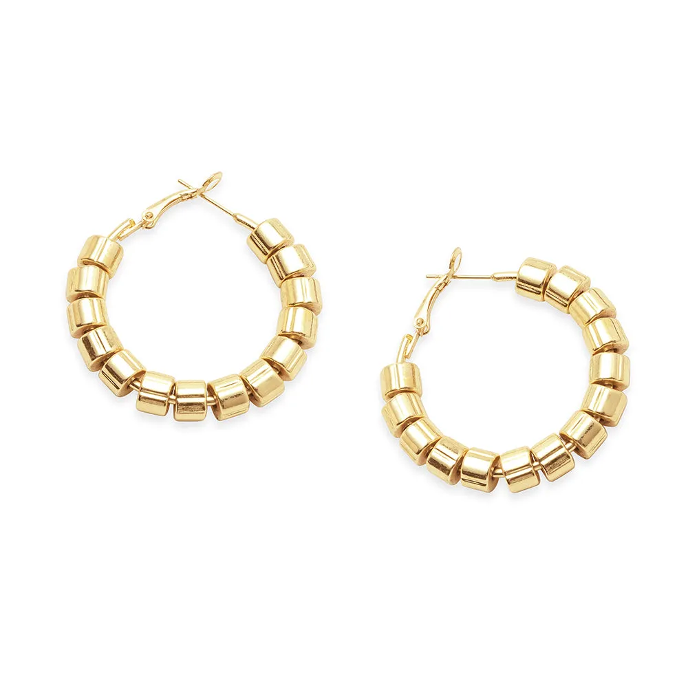 Golden Head Trail Earrings sold by Myra Bag product image thumbnail 2