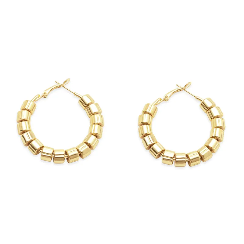 Golden Head Trail Earrings sold by Myra Bag