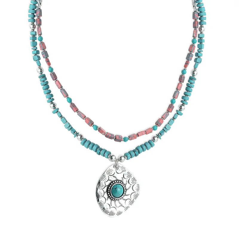 Concho Horizon Necklace sold by Myra Bag