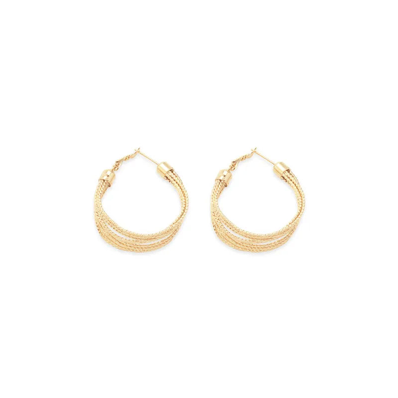 Dune Radiance Hoop Earrings sold by Myra Bag