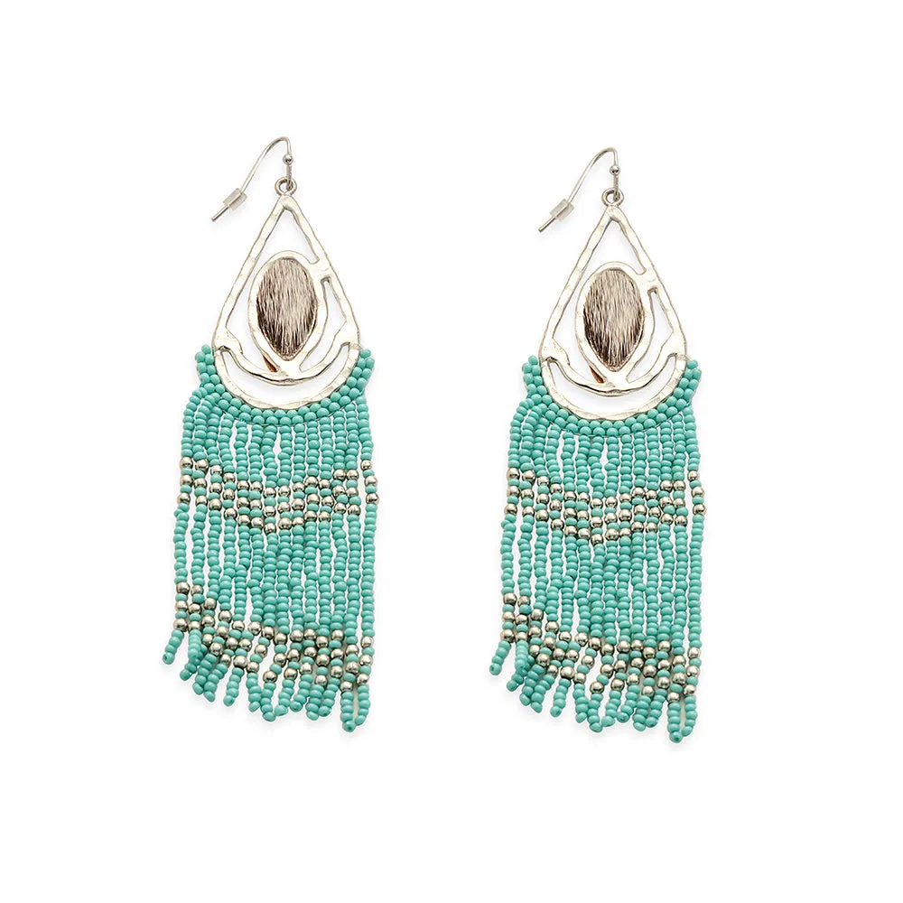 Shields of Protection Beaded Earrings sold by Myra Bag