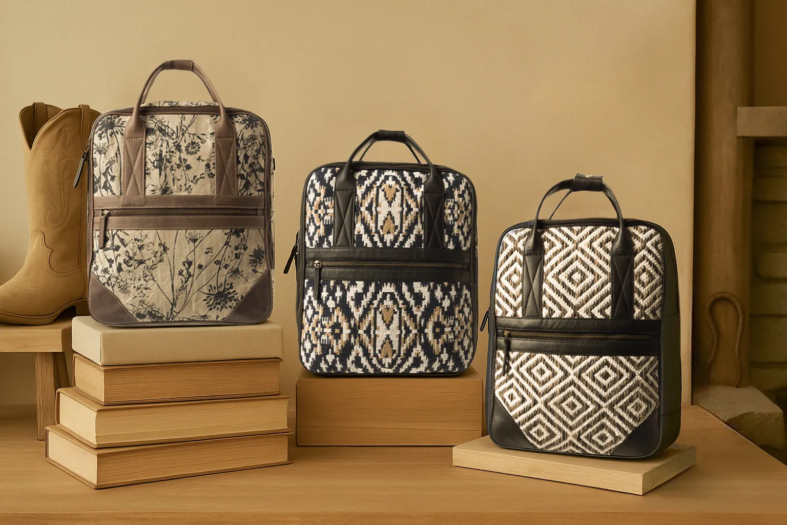 Grasslands Meadow Backpack Bag Variant Combo sold by Myra Bag