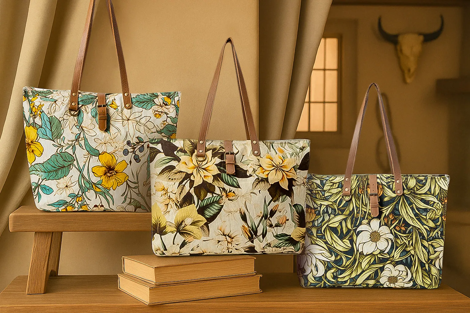 Lovely Florals Weekender Bag Variant Combo sold by Myra Bag