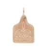 Saddle Mark Embroidered Leather Key Fob Variant Combo sold by Myra Bag