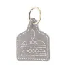 Saddle Mark Embroidered Leather Key Fob Variant Combo sold by Myra Bag