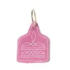 Saddle Mark Embroidered Leather Key Fob Variant Combo sold by Myra Bag