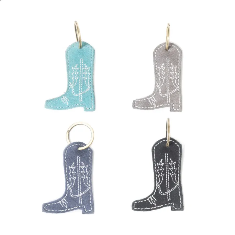 Western Whimsy Leather Key Fob Variant Combo sold by Myra Bag