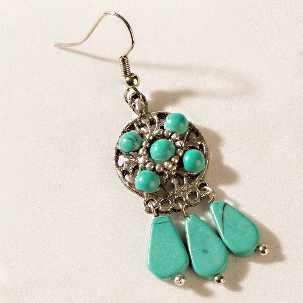 Coppertrail Earrings in Cactus Blue sold by Myra Bag product image thumbnail 2
