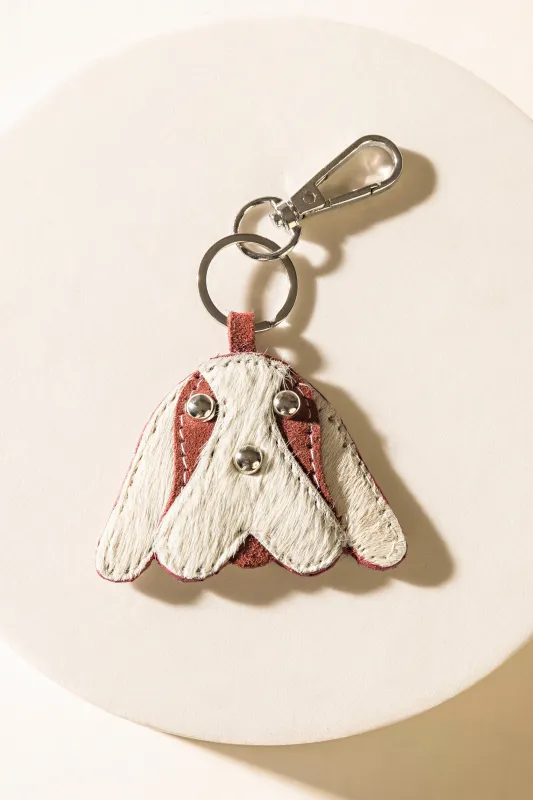 Benny the Beagle Keychain in Vanilla Red sold by Myra Bag