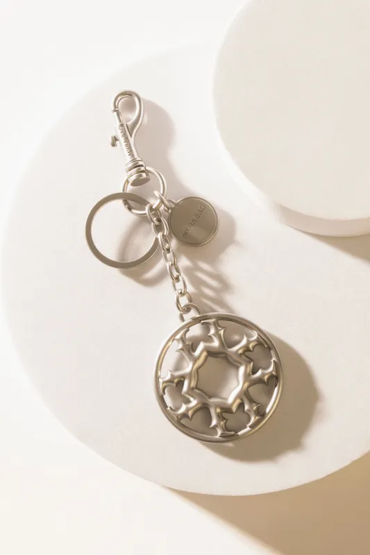 Myra Legacy Loop Charm in Matt Nickel sold by Myra Bag