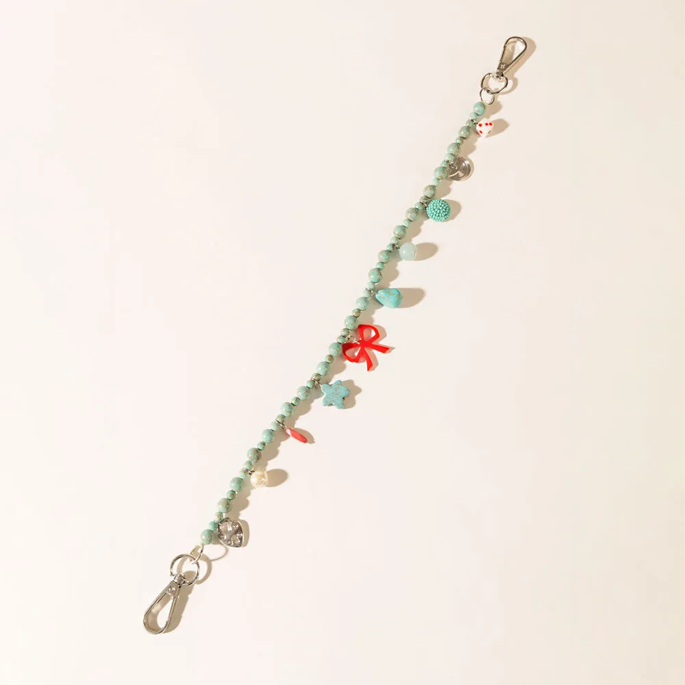 Nina’s Lucky Bag Charm in Ocean Blue sold by Myra Bag product image thumbnail 4