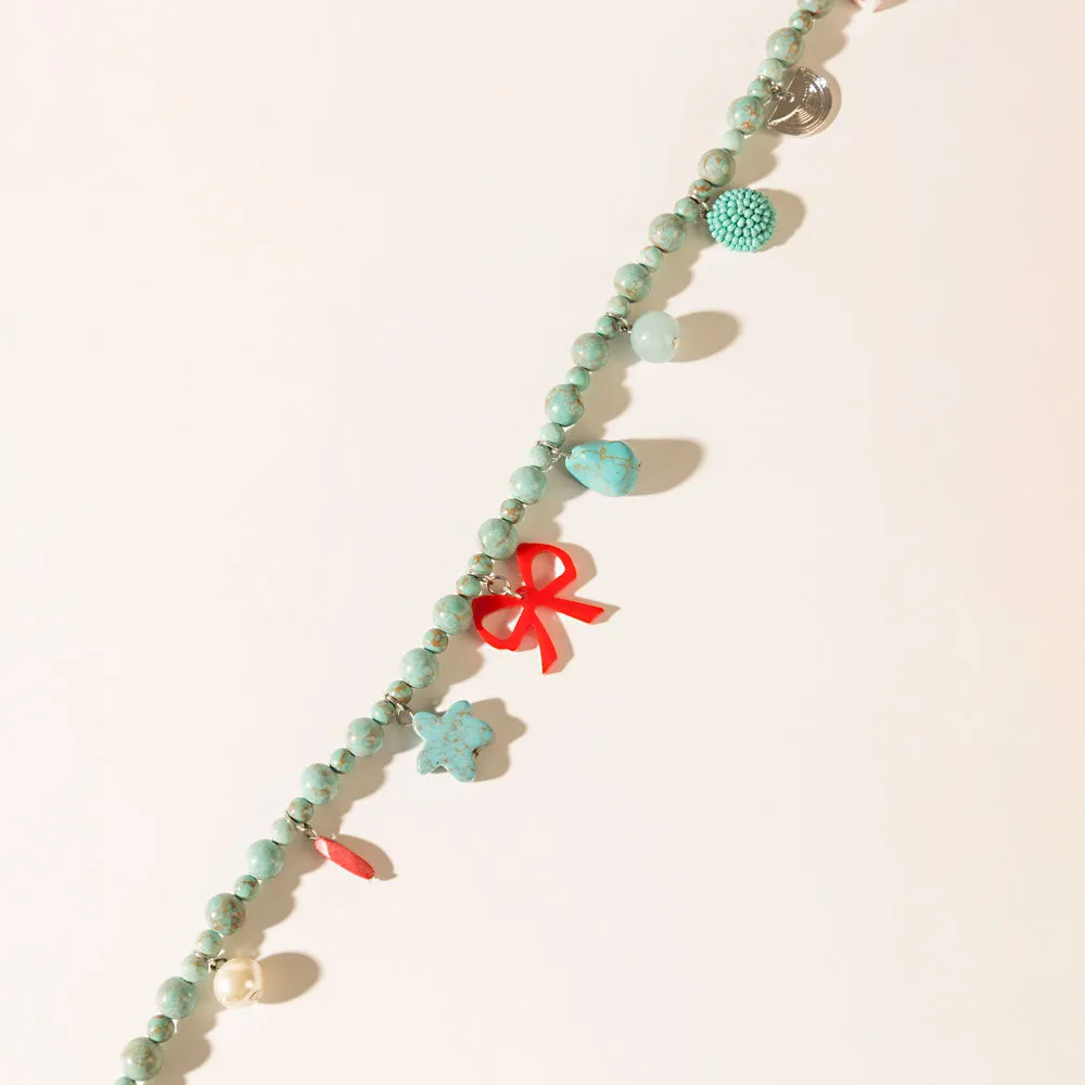 Nina’s Lucky Bag Charm in Ocean Blue sold by Myra Bag product image thumbnail 5