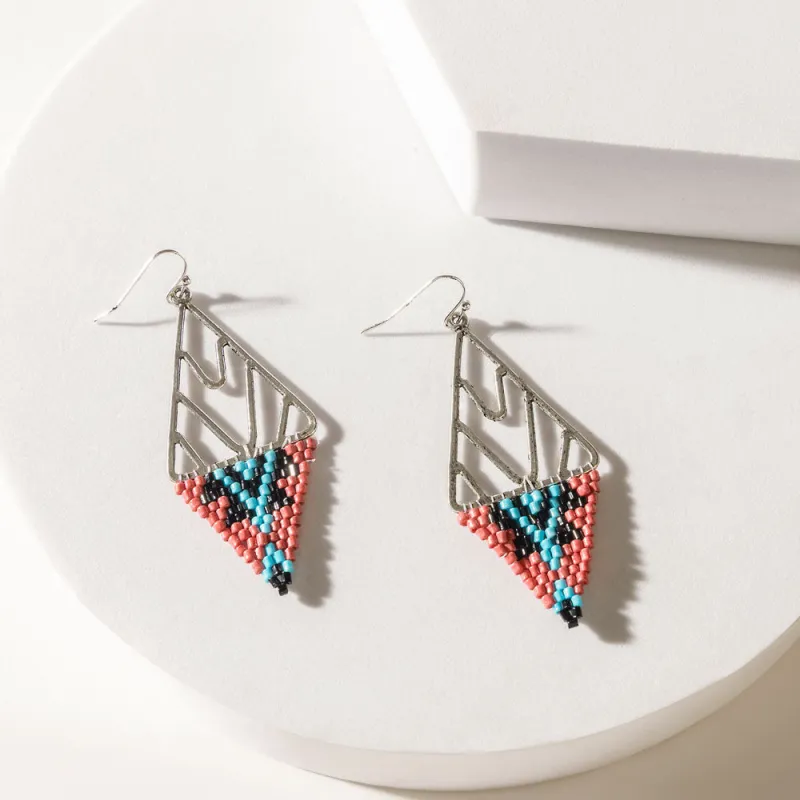 Sonora Blaze Earrings in Onyx Pink sold by Myra Bag