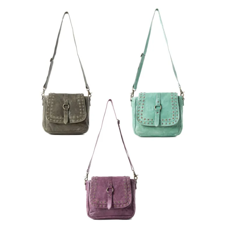 Western Scout Leather Crossbody Bag Variant Combo sold by Myra Bag