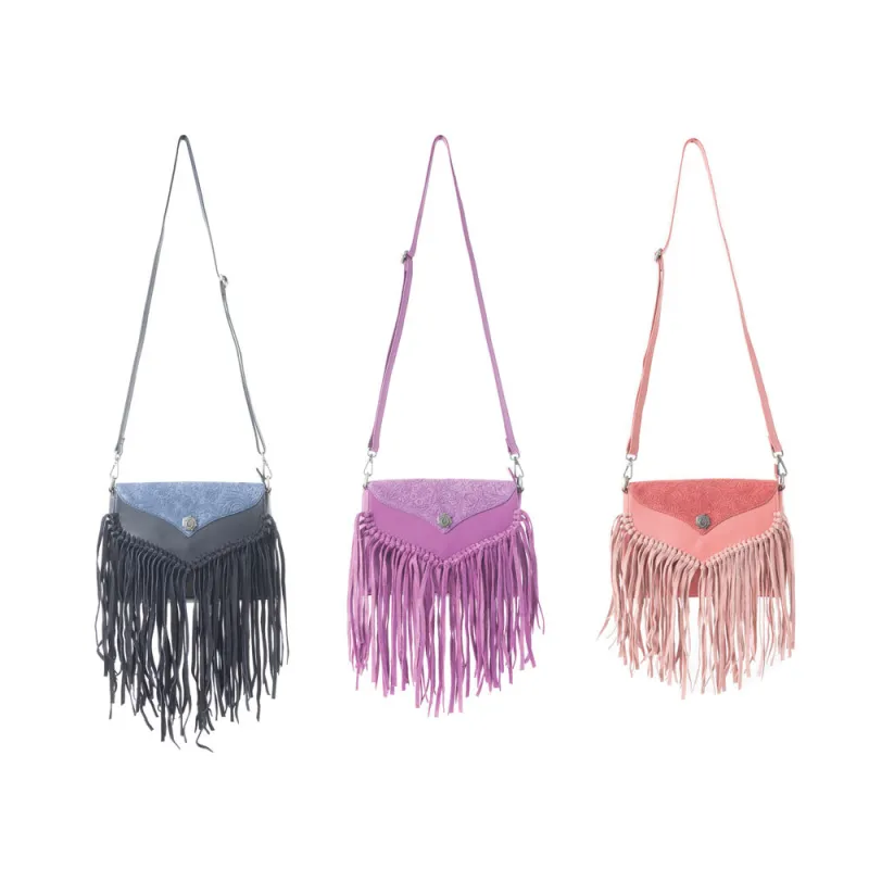 Wild West Fringe Leather Crossbody Bag Variant Combo sold by Myra Bag