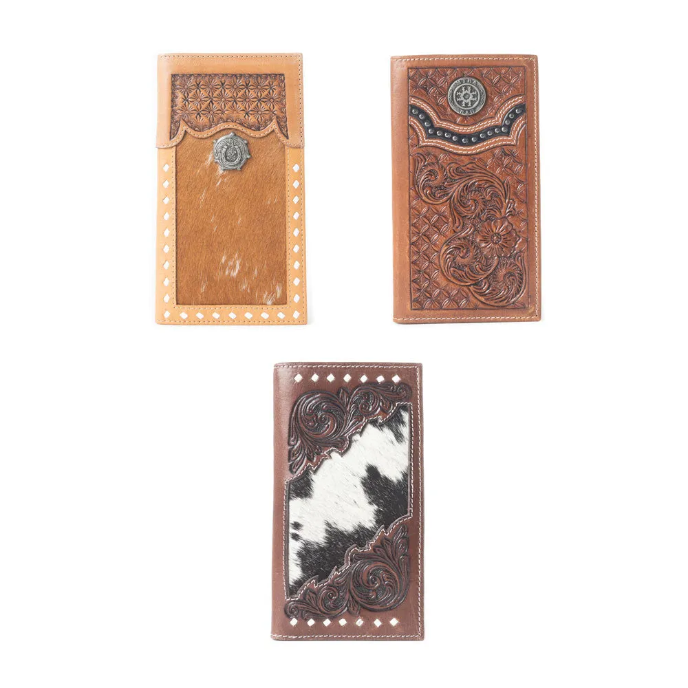 Silvermark Handtooled Leather Wallet Variant Combo sold by Myra Bag