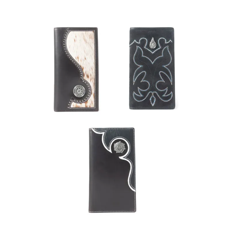 Lonehorn Hairon Leather Wallet Variant Combo sold by Myra Bag