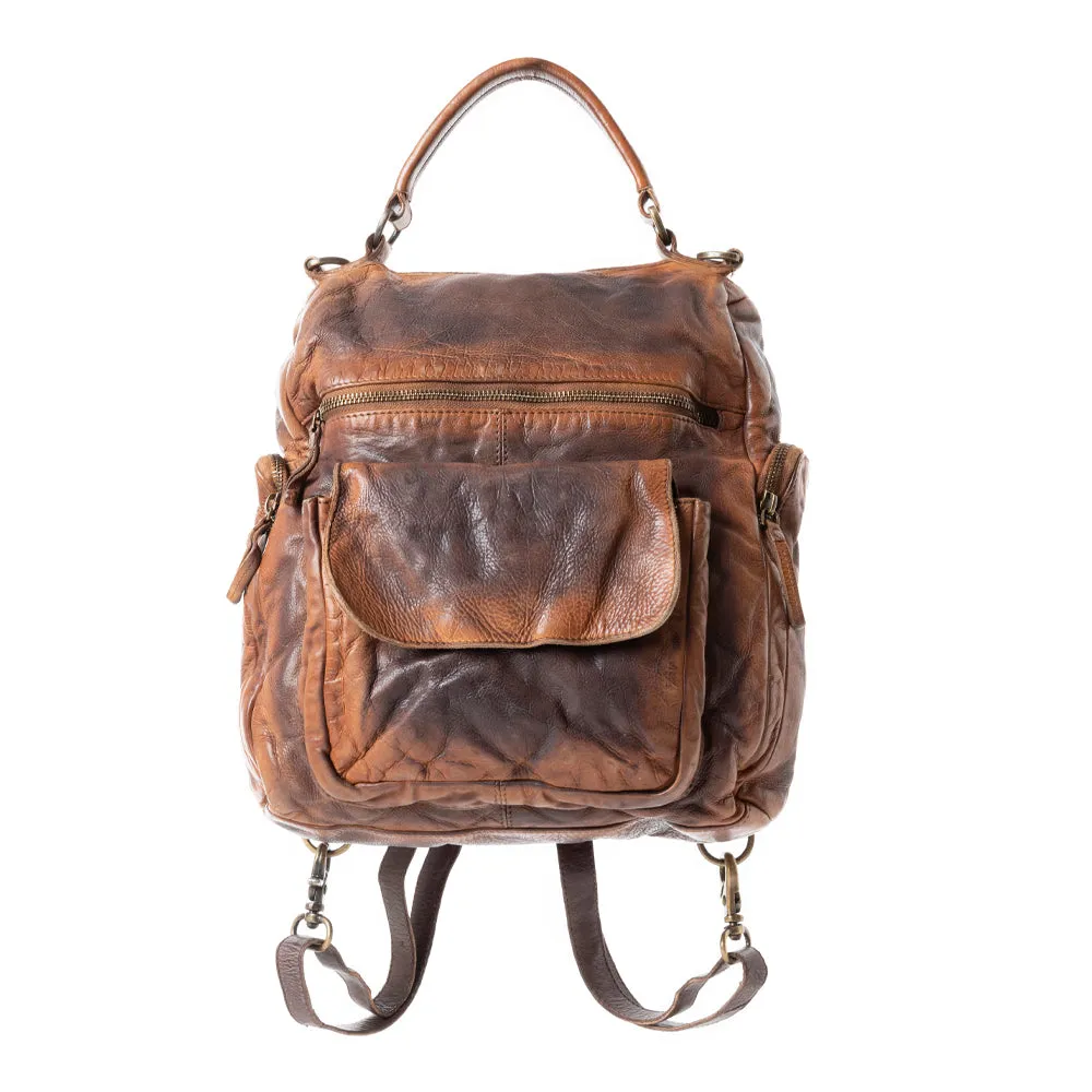 Trek Terra Leather Backpack Variant Combo sold by Myra Bag product image thumbnail 3