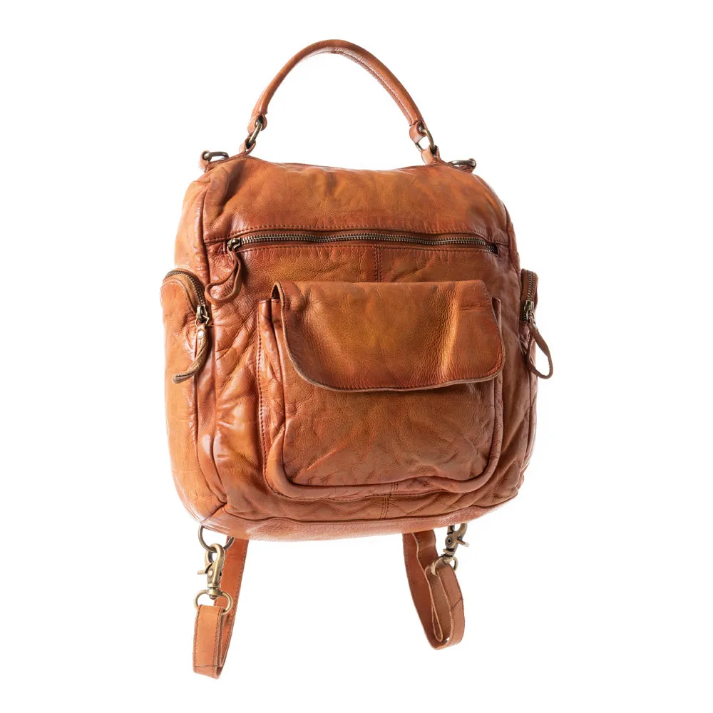 Trek Terra Leather Backpack Variant Combo sold by Myra Bag product image thumbnail 4
