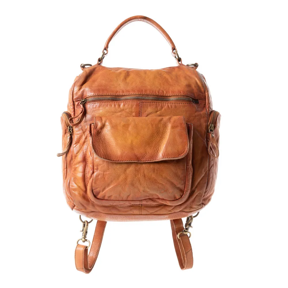 Trek Terra Leather Backpack Variant Combo sold by Myra Bag product image thumbnail 2