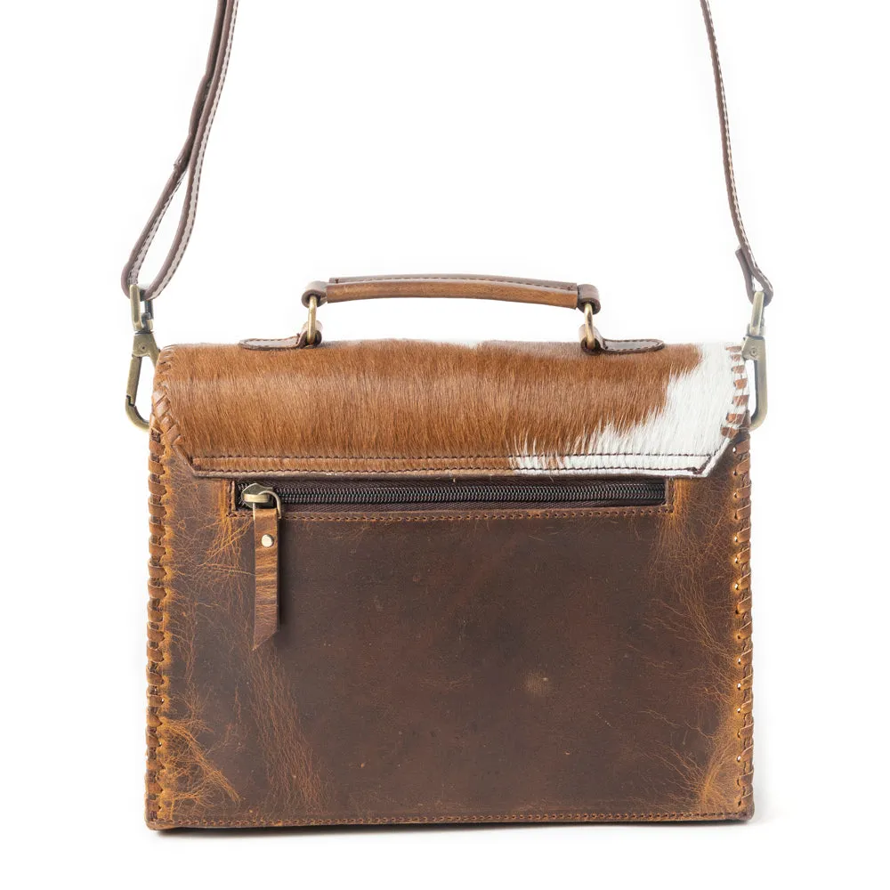 Dakota Dusk Handtooled Bag in Saddle Dust & Moonlight sold by Myra Bag product image thumbnail 4