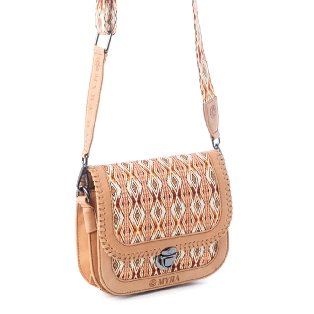 Sonora Sunset Crossbody Bag in Desert Sage sold by Myra Bag product image thumbnail 3