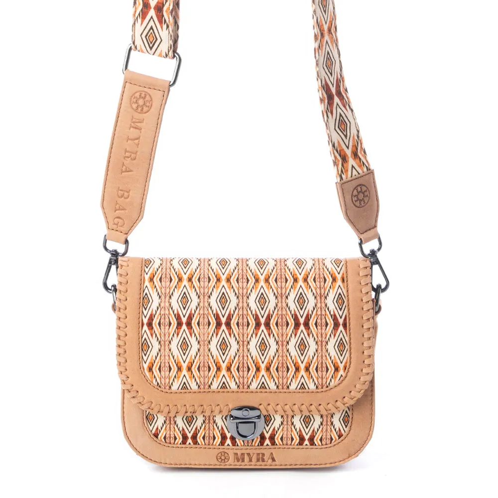 Sonora Sunset Crossbody Bag in Desert Sage sold by Myra Bag
