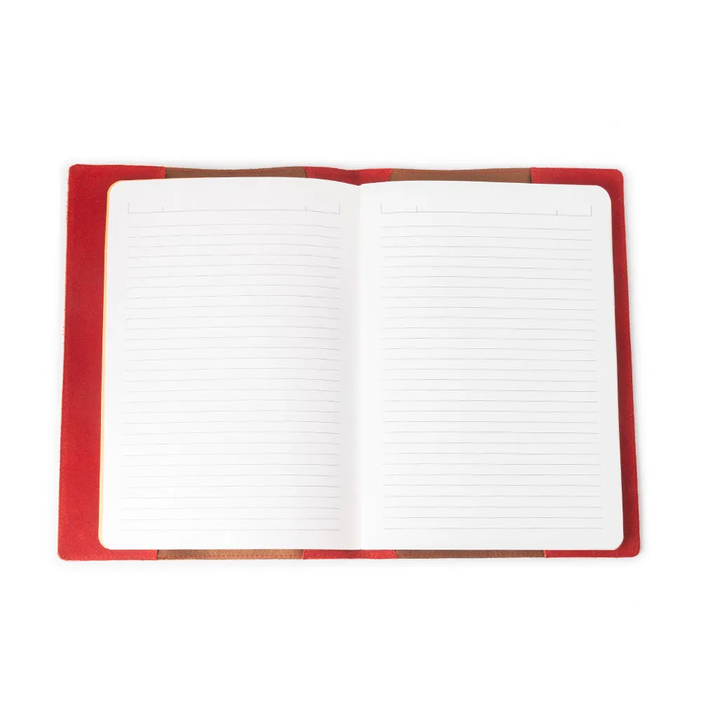 Texas Blaze Embroidered Leather Diary in Scarlet Red sold by Myra Bag product image thumbnail 3