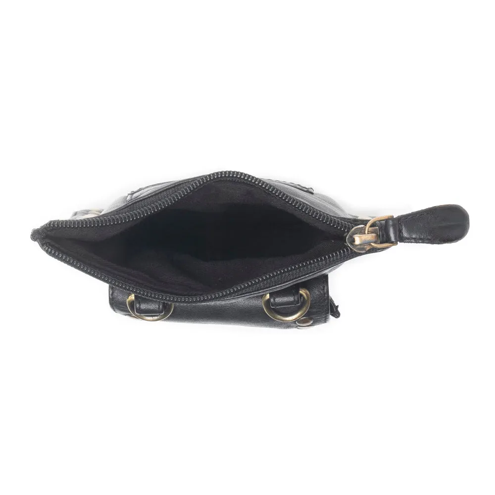 Western Wanderer Leather Bag in Black sold by Myra Bag product image thumbnail 5