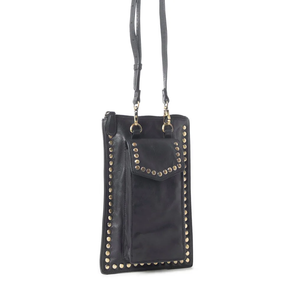 Western Wanderer Leather Bag in Black sold by Myra Bag product image thumbnail 3