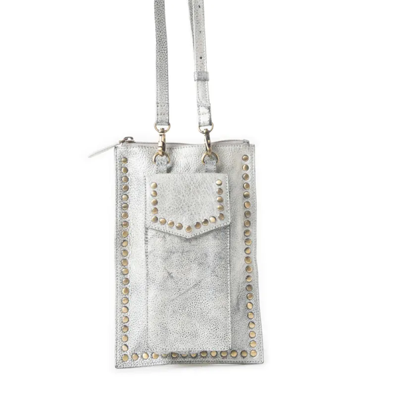 Western Wanderer Leather Bag in White sold by Myra Bag