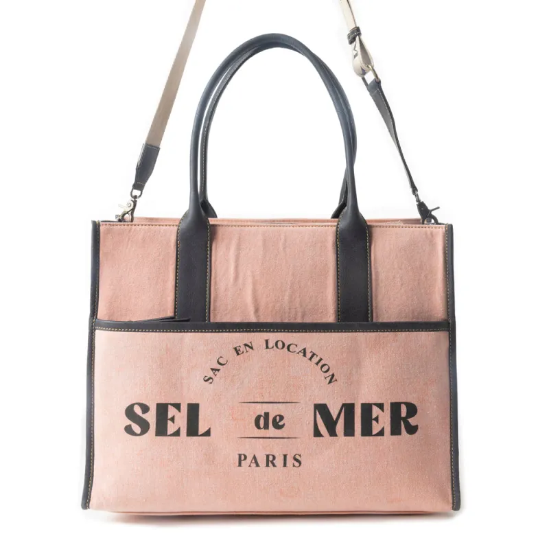 Sel de Mer Tote Bag in Pink sold by Myra Bag