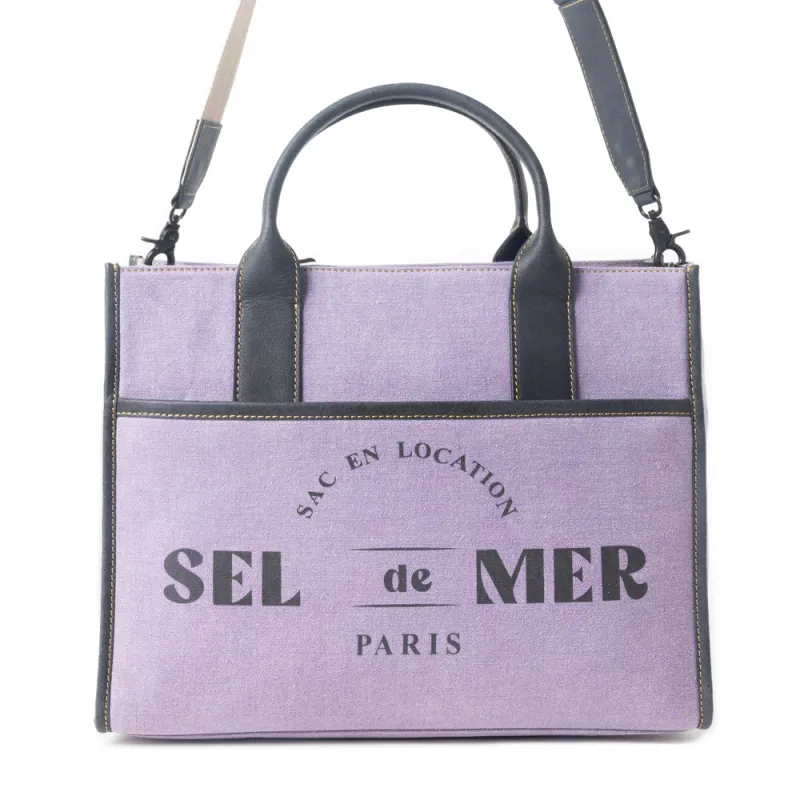 Sel de Mer Shoulder Bag in Purple sold by Myra Bag