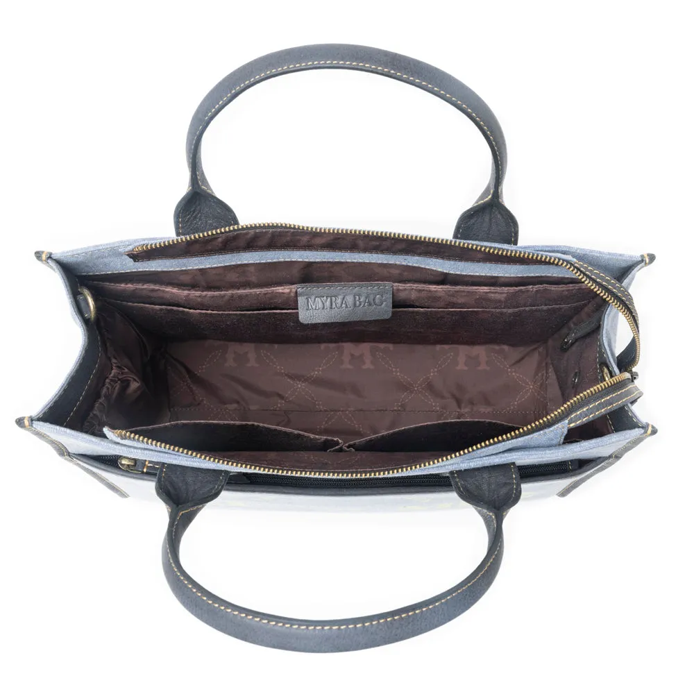 Sel de Mer Shoulder Bag in Blue sold by Myra Bag product image thumbnail 5