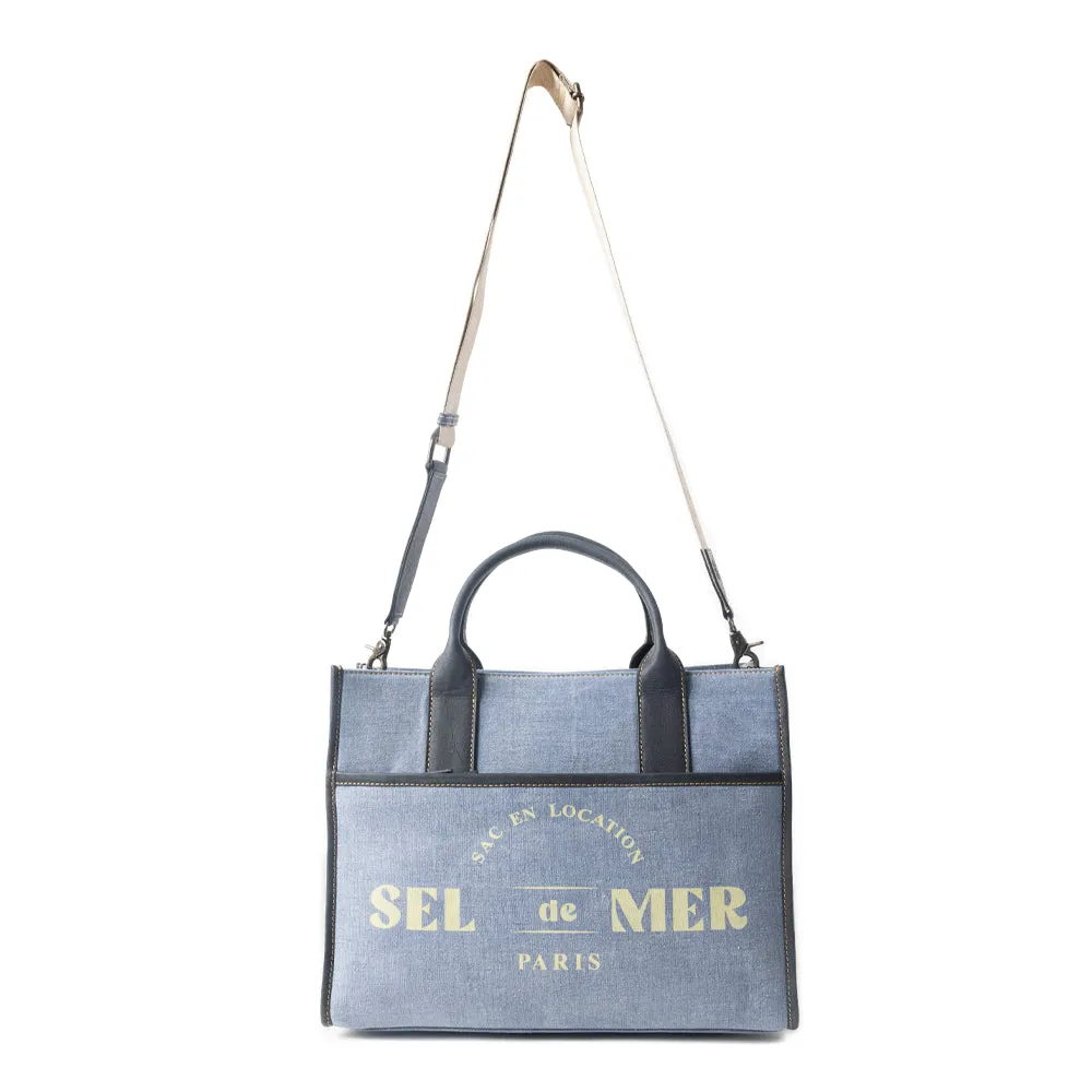 Sel de Mer Shoulder Bag in Blue sold by Myra Bag product image thumbnail 2